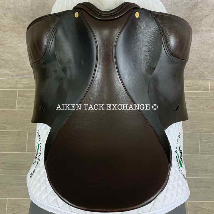 **SOLD** 1998 Schleese JES Dressage Saddle, 17" Seat, Wide Tree, Wool Flocked Panels