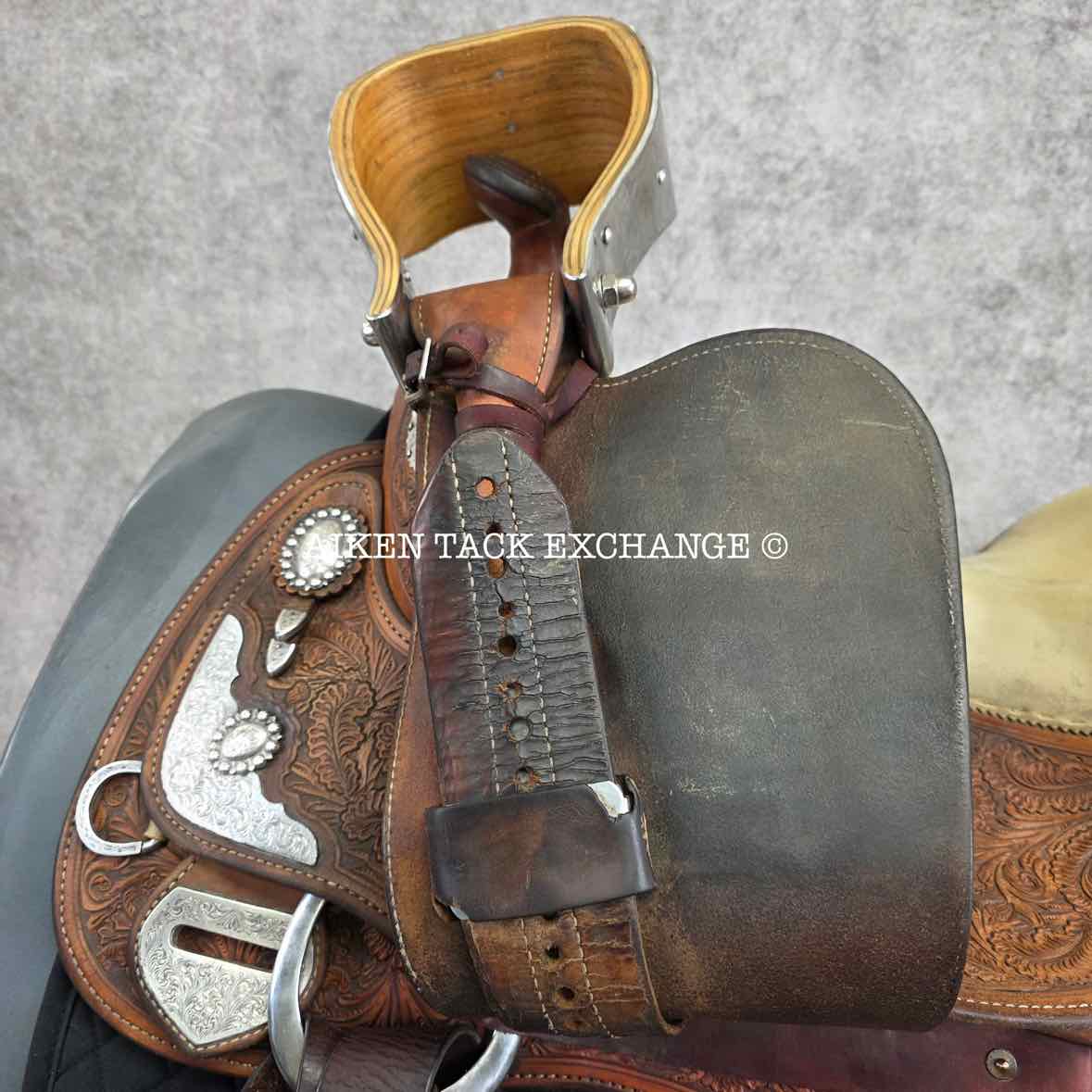 2001 Bob's Western Saddle, 15" Seat, Regular Tree - Semi QH Bars