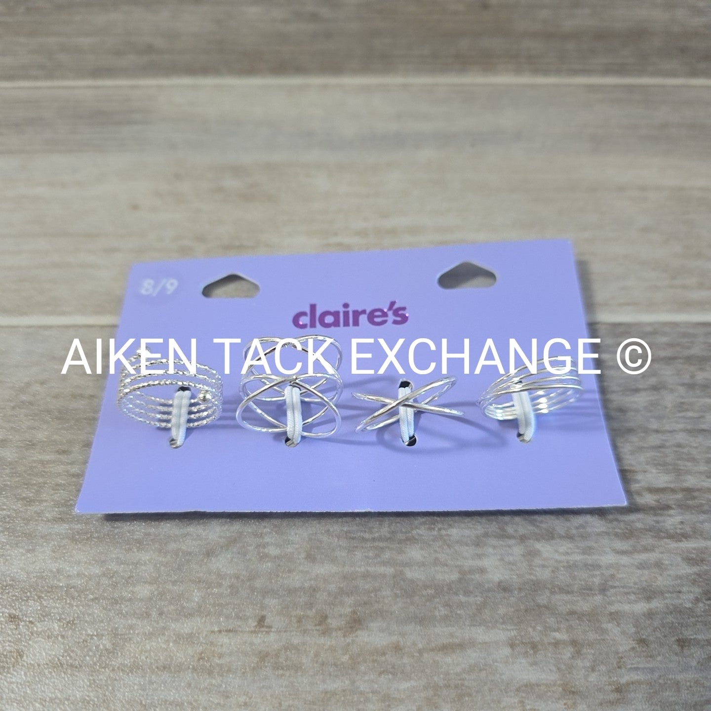 Claire's Ring Set (4) - Size 8/9