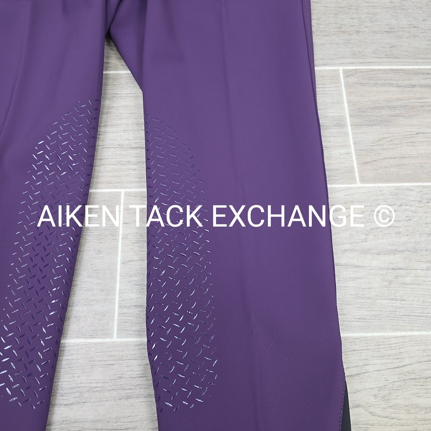 KL Select Gabrielle Knee Patch Breeches, Purple, Women's Size 28R