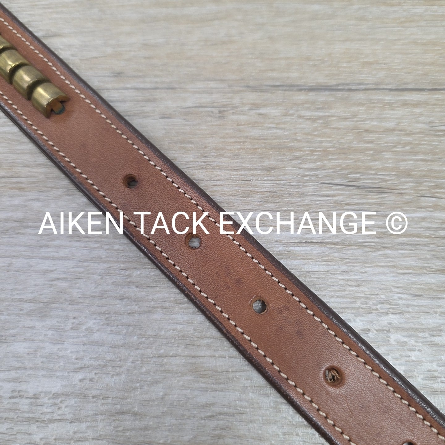 Tory Leather Clincher Brass Buckle Belt, 26"