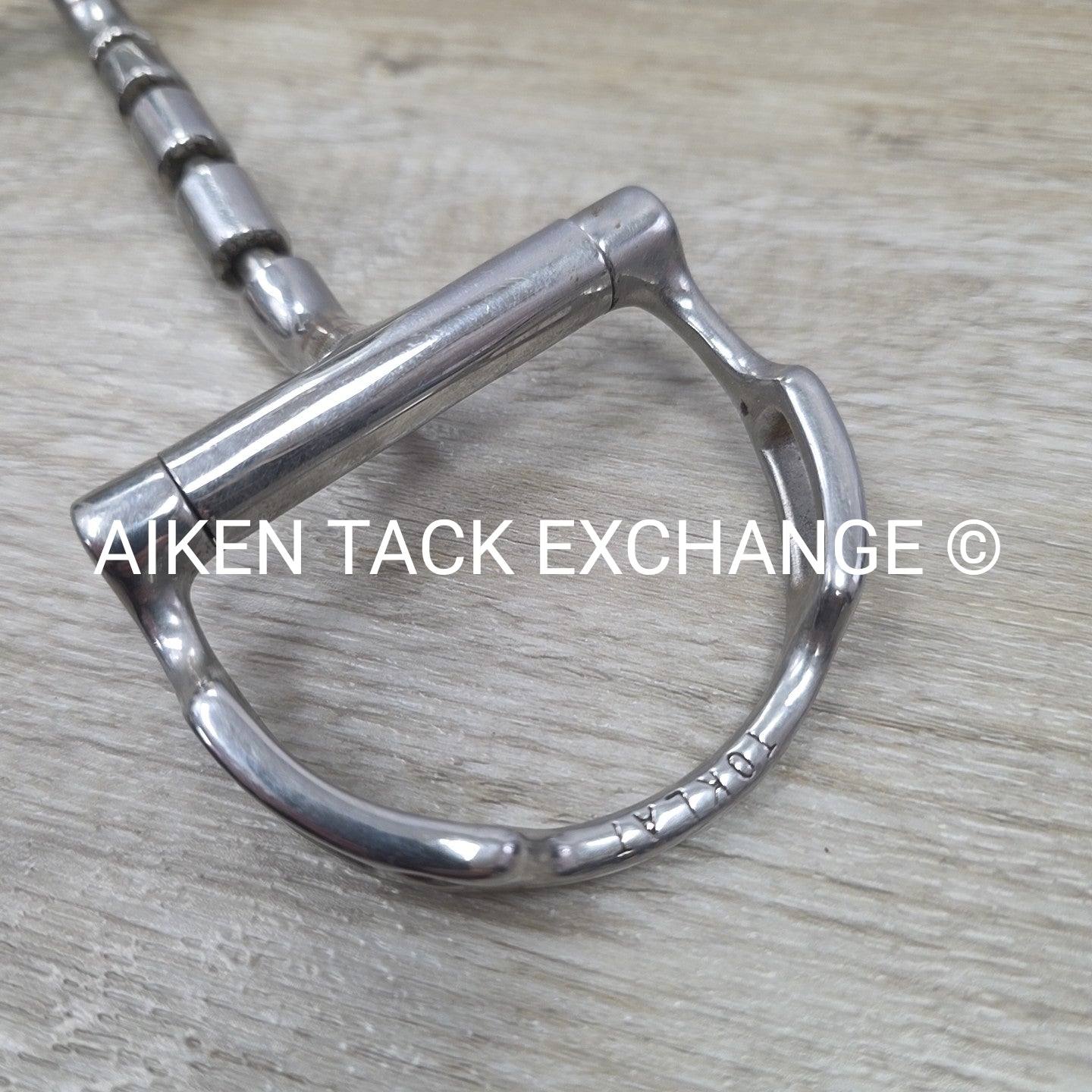 Myler English Dee with Hooks Mullen Triple Barrel Pony Bit MB 32-3 4.5"