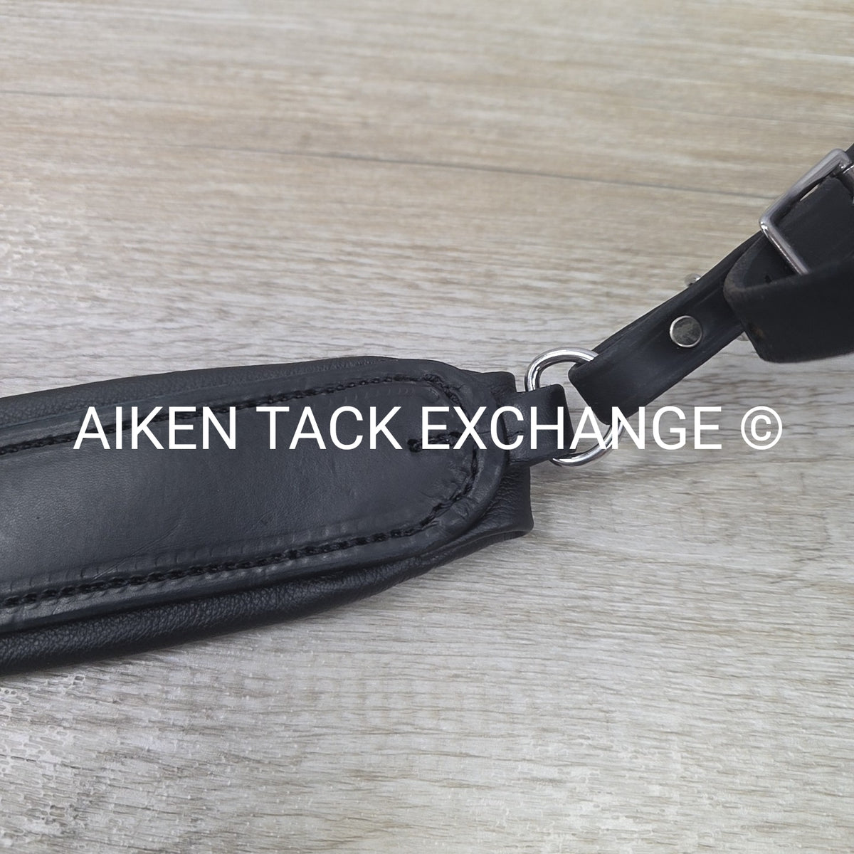 Padded Leather Breastplate, Black, Size Draft