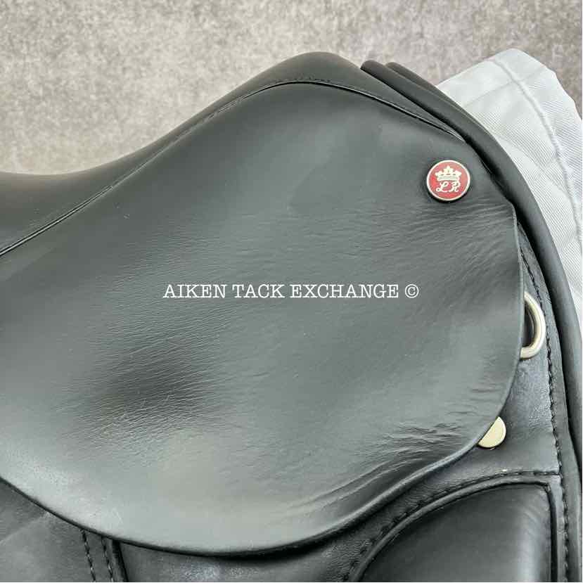 **SOLD** 2007 Lovatt & Ricketts Berkeley Dressage Saddle, 17" Seat, Short Flap, Wide Tree, Wool Flocked Panels