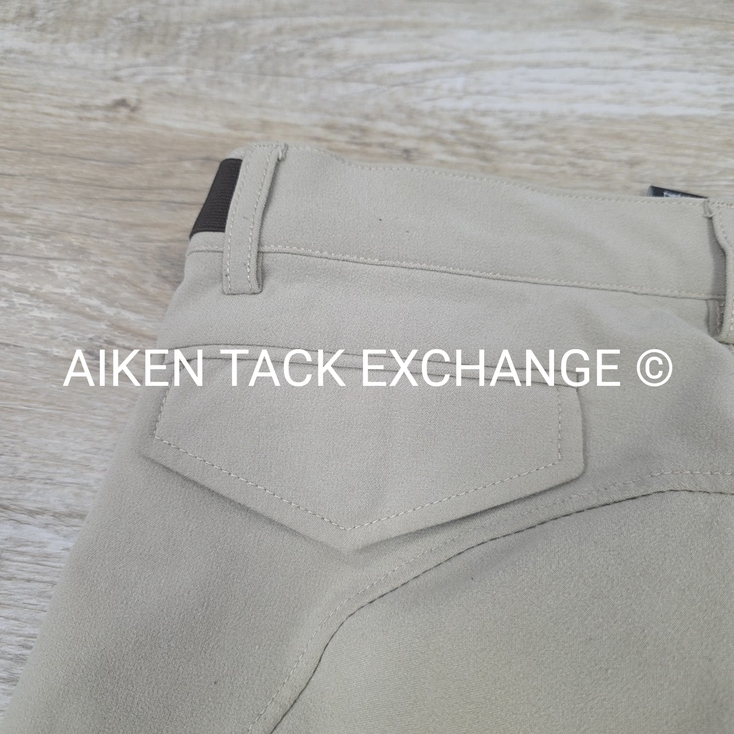 FITS Adjustable Waste Silicone Grip Knee Patch Breeches, Size 26 / 28