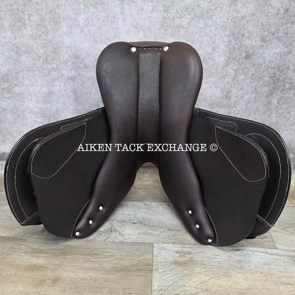 HDR - Henri de Rivel Evolution IGP Close Contact Jump Saddle, 17" Seat, Adjustable Tree - Changeable Gullet, Foam Panels