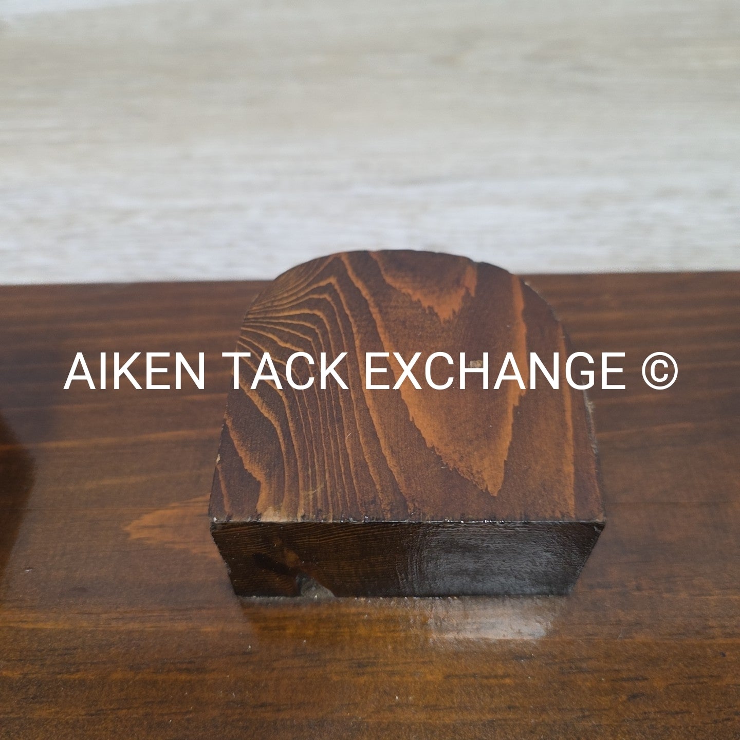 Hanging Wood Bridle Rack, Holds 3