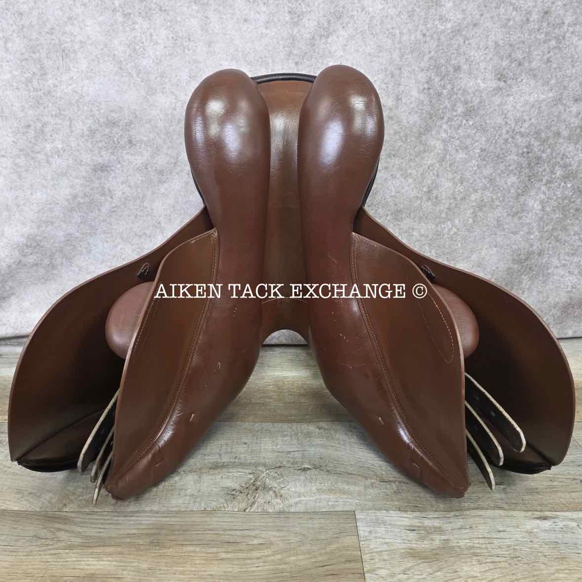 2005 Prestige Sidney Jump Saddle, 17" Seat, 33 Tree - Medium, Wool Flocked Panels