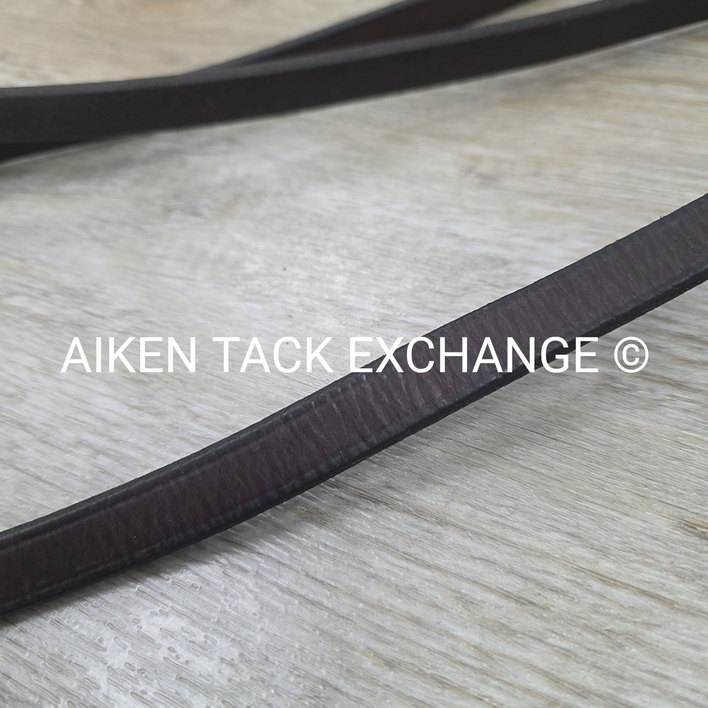 Nunn Finer Flat Leather Draw Reins with Snaps, Brown