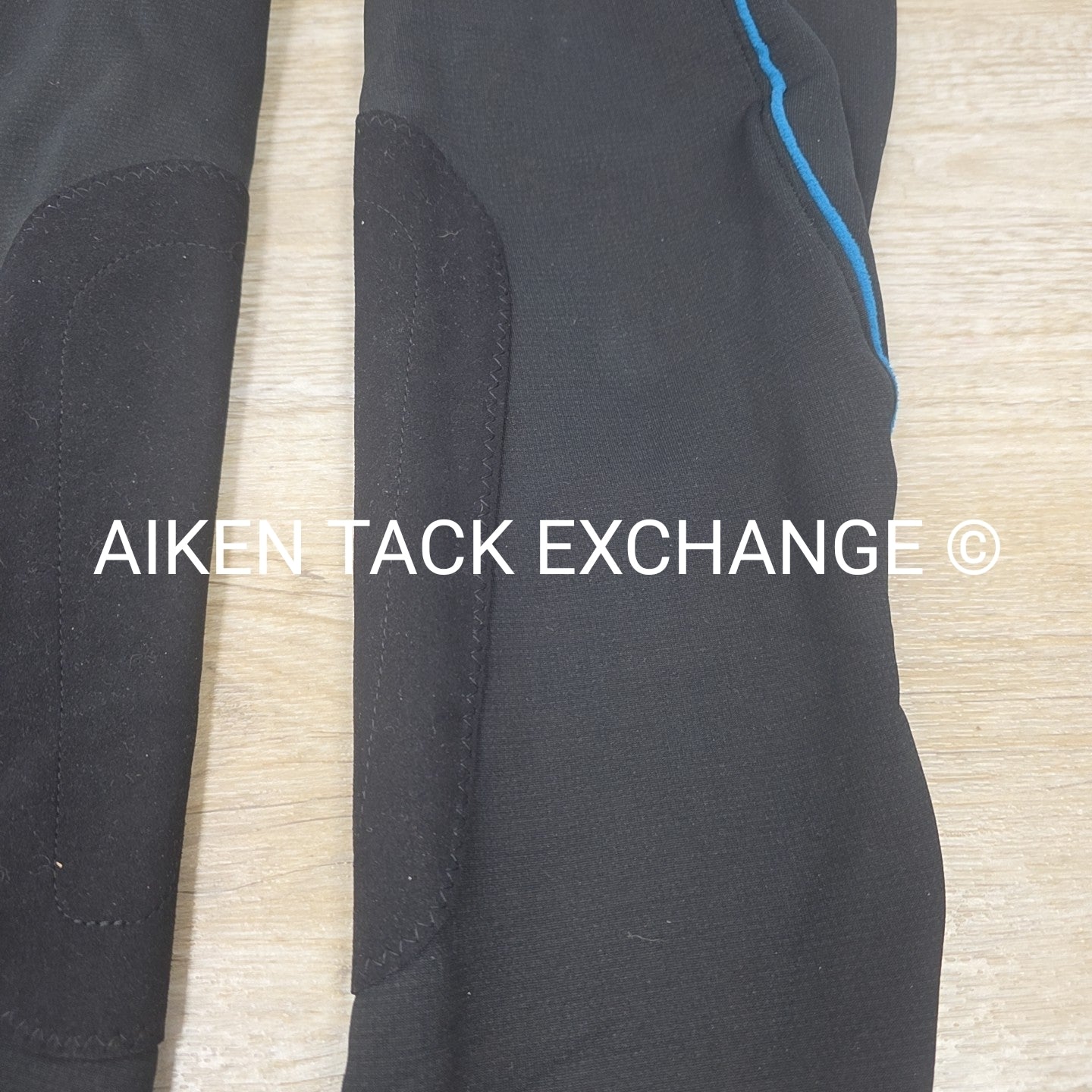 Irideon Fleece Lined Knee Patch Tights, Size Large