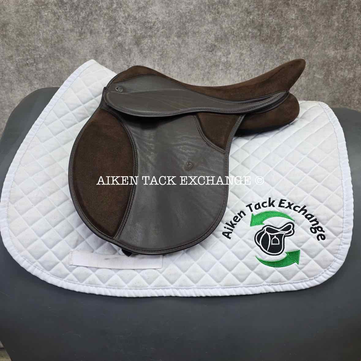 Thorowgood Synthetic All Purpose Saddle, 15.5" Seat, M/MW Tree, Wool Flocked Panels