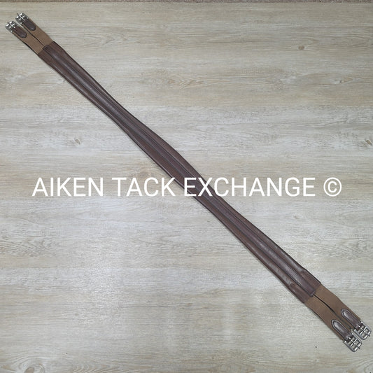 Leather Girth w/ Double Elastic, Size 64"