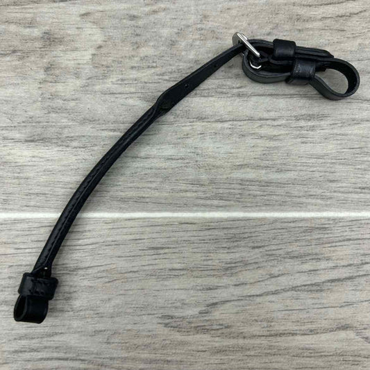Leather Lip Strap, Black