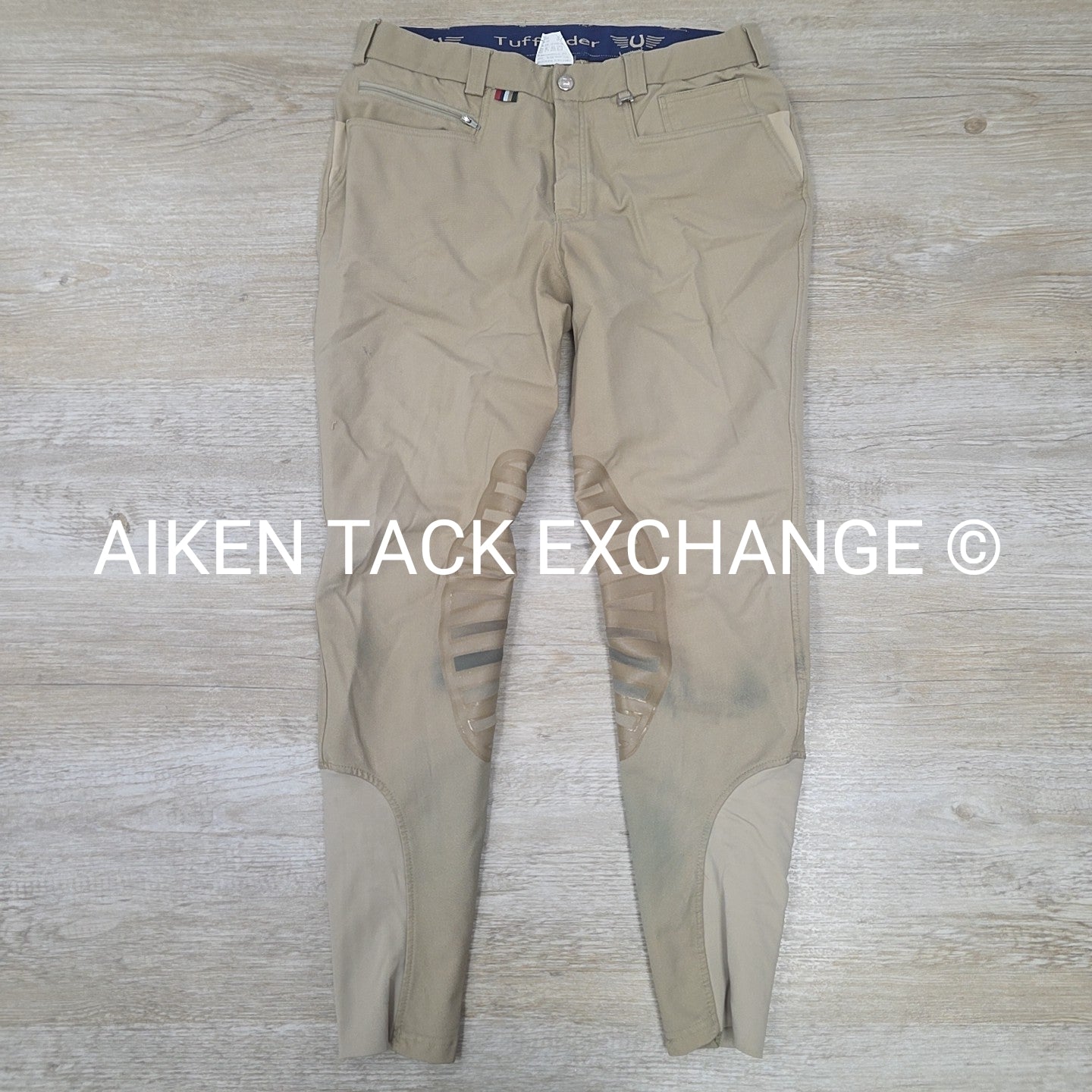 TuffRider Silicone Grip Knee Patch Breeches, Size 32