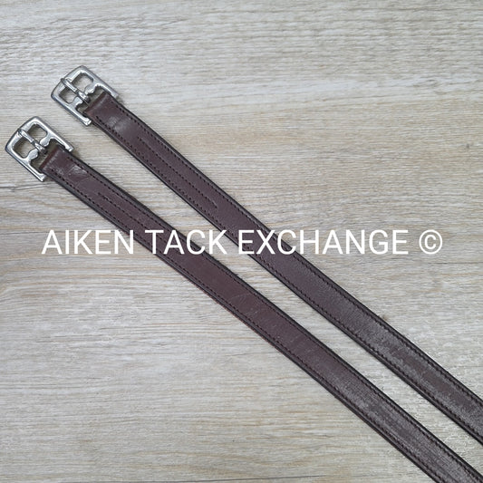 English Stirrup Leathers, Brown, Size 54"