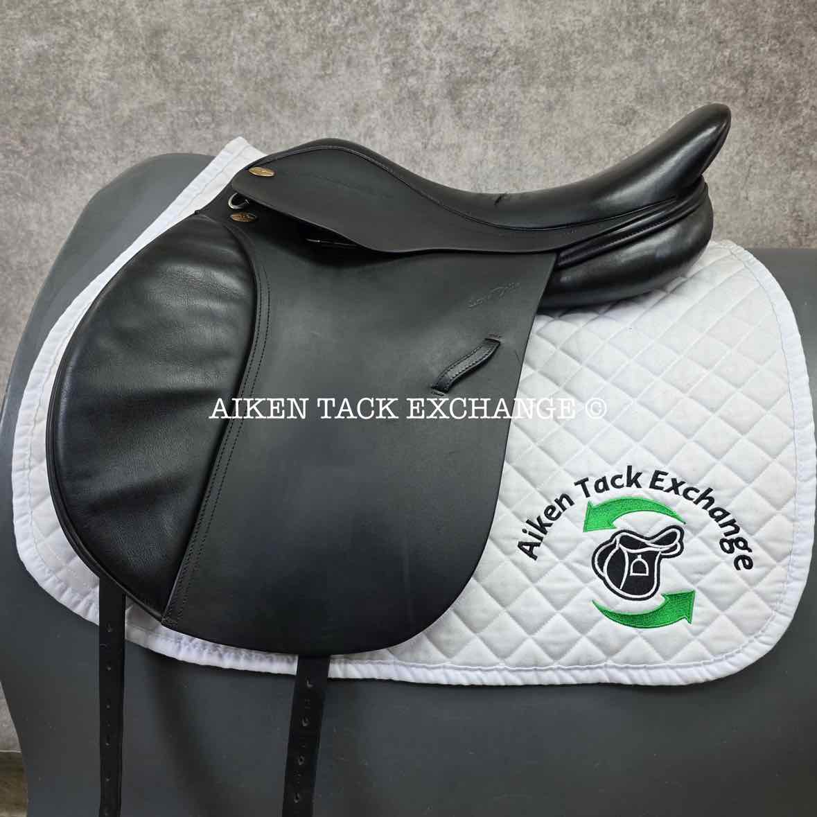 Harry Dabbs All Purpose Saddle, 17.5" Seat, XX-Wide Hoop Tree, Wool Flocked Panels