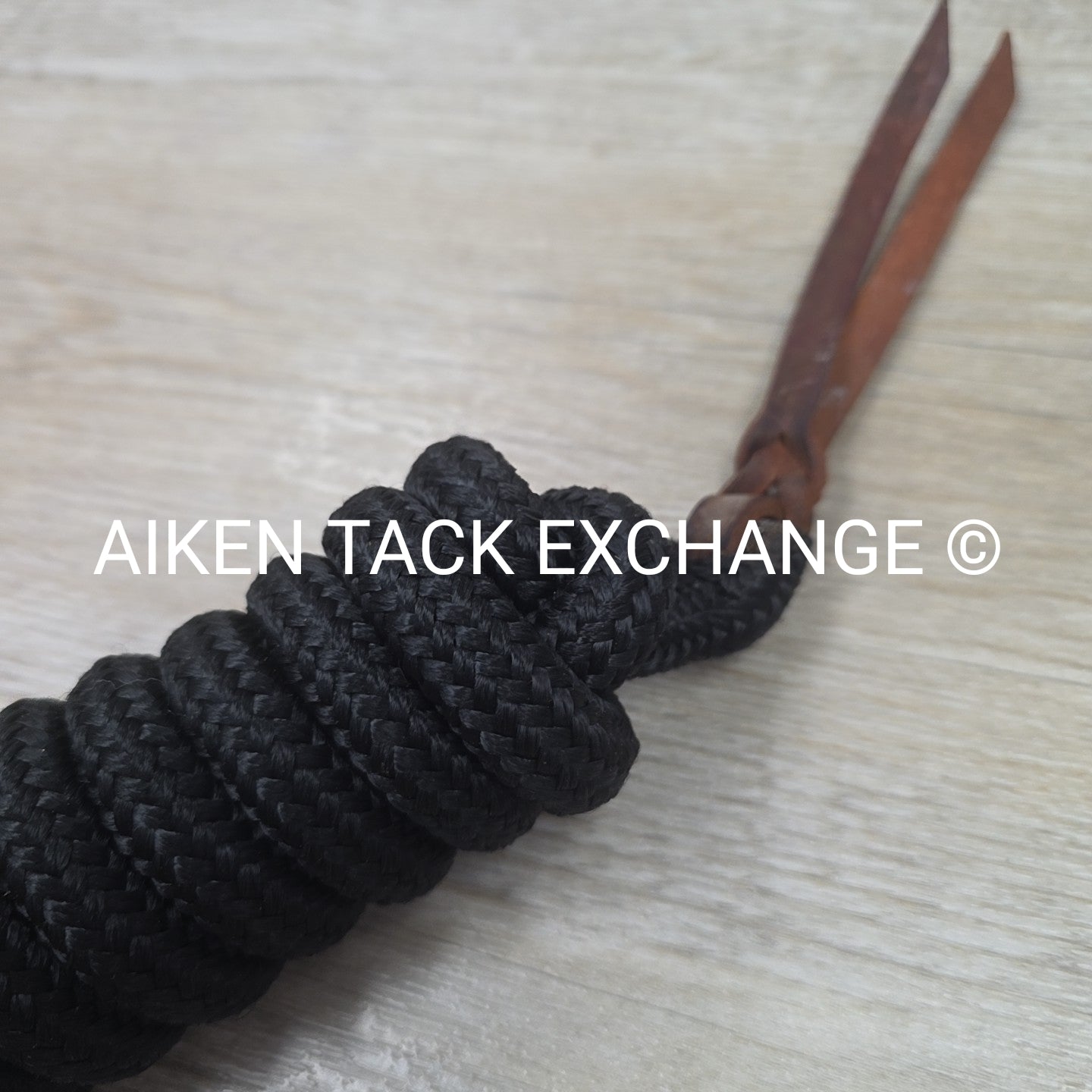 Training Lead Rope with Leather Popper