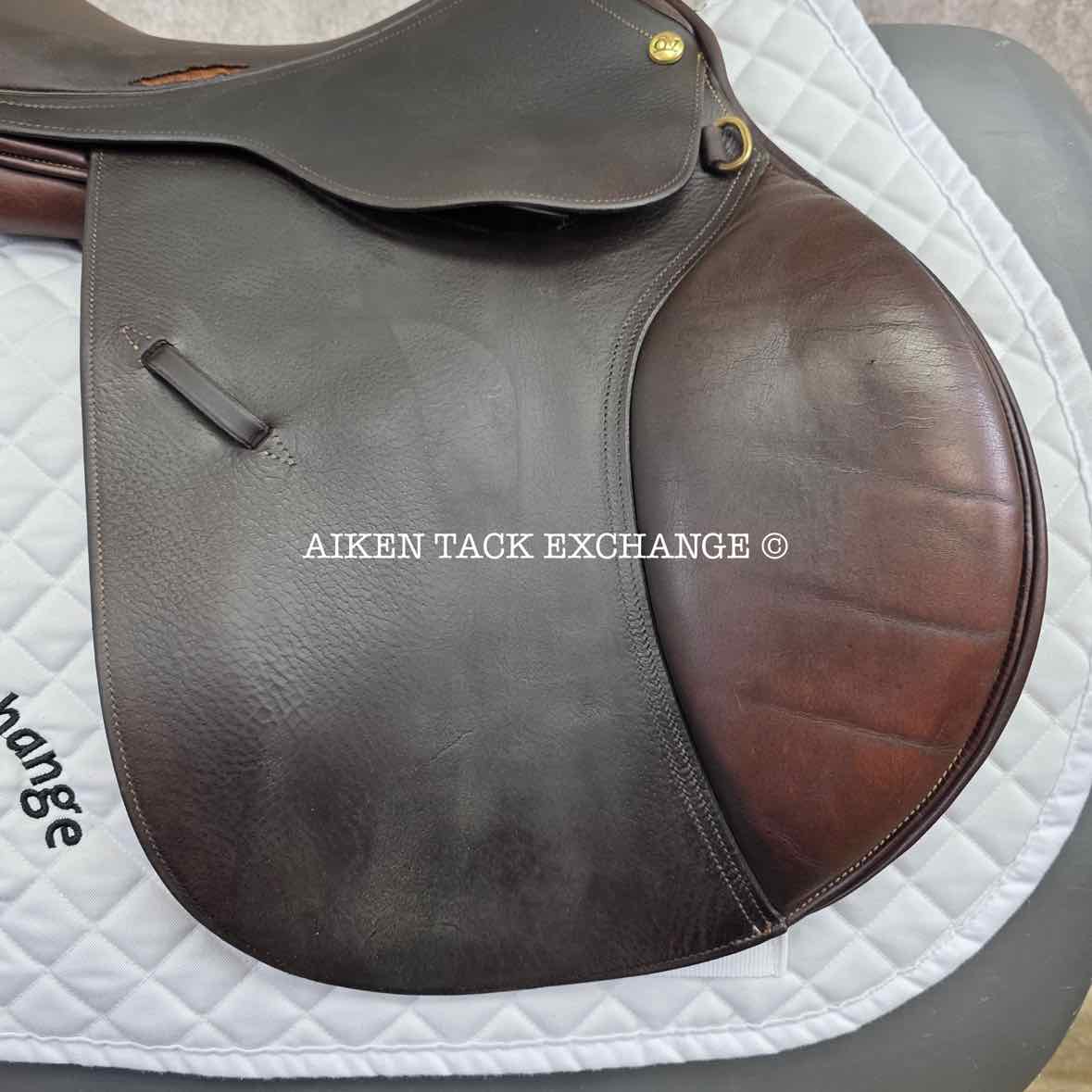 Ovation Ruiz Diaz Close Contact Jump Saddle, 17.5" Seat, Medium Tree, Foam Panels