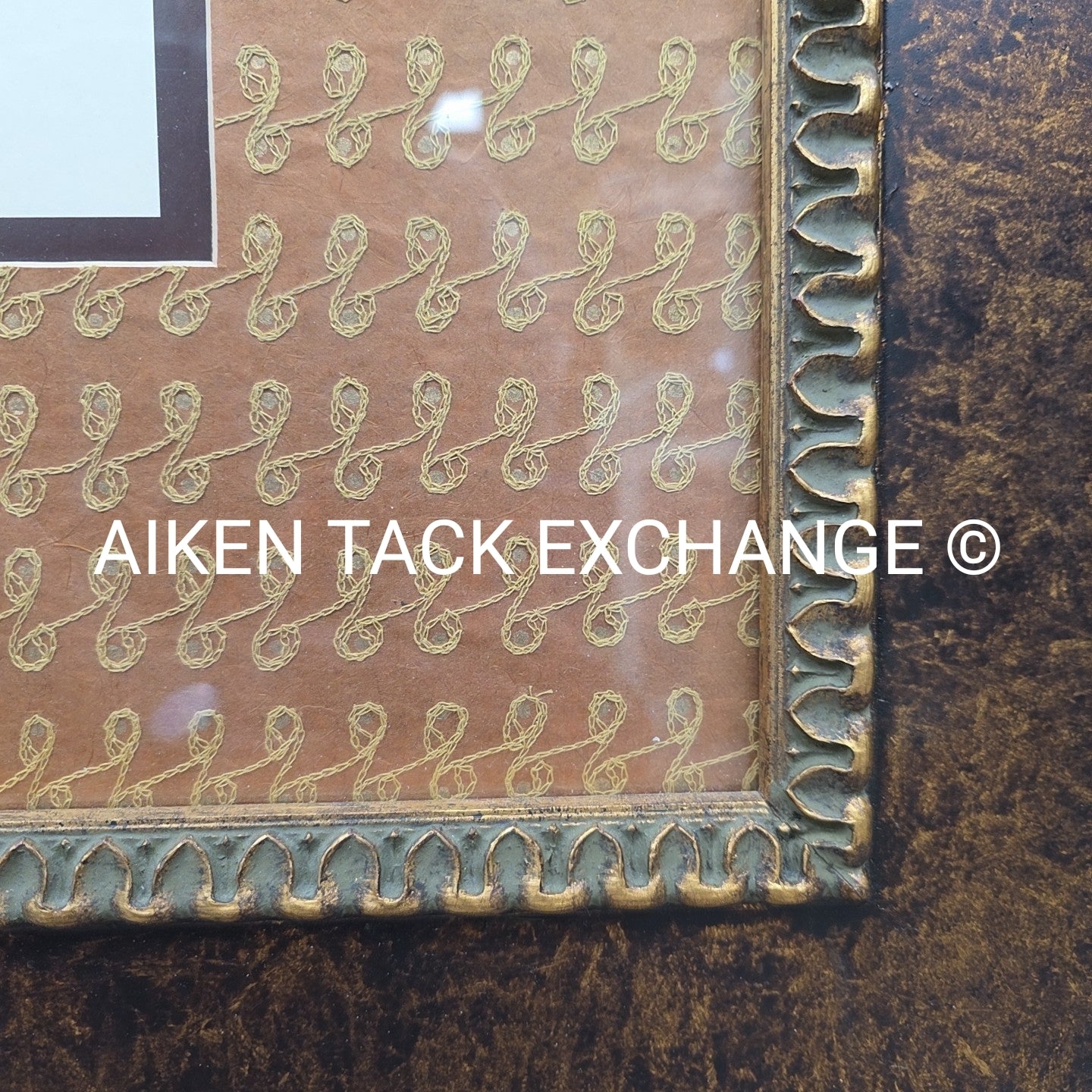 PL. 39 Le Petit Corporal, Embroidered, Matted, Framed, 31" x 27"