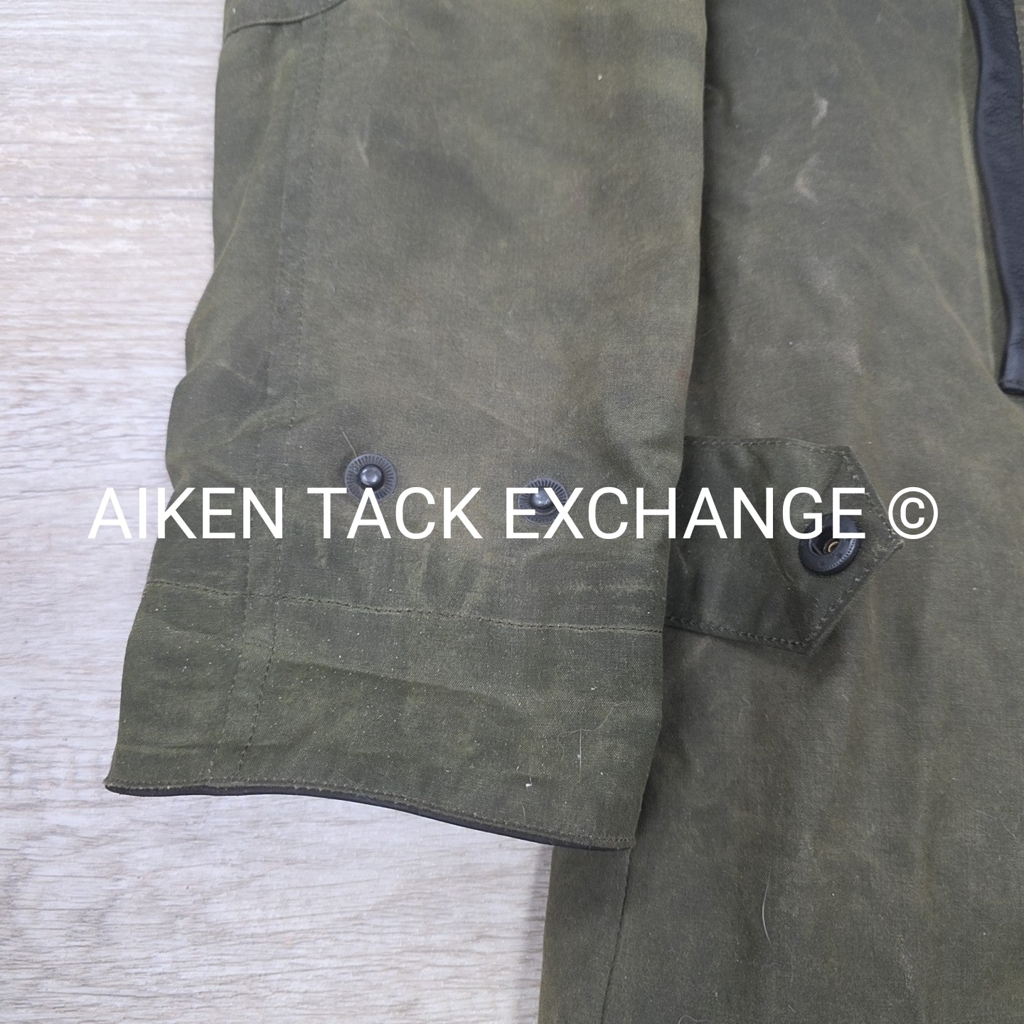 Outback Survival Gear Olive Green Waxed Trench Coat, Women's Large