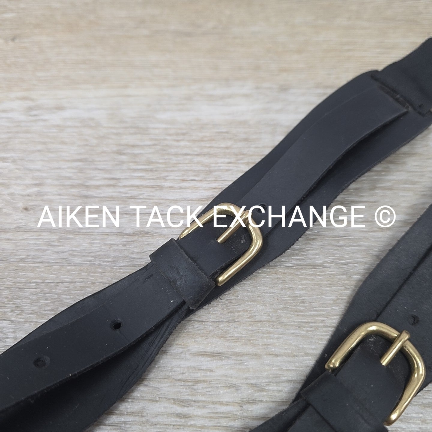 Camelot Quik N EZE Gerter Jodhpur Straps, Black, Size Large