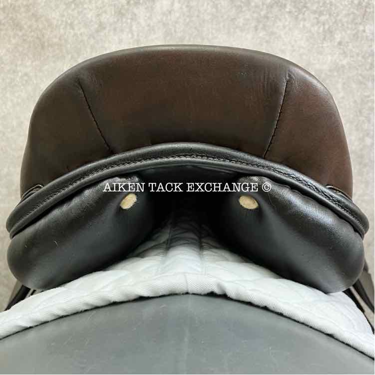 2013 Barnsby Aurora Close Contact Jump Saddle, 17" Seat, Medium Tree, Foam Panels