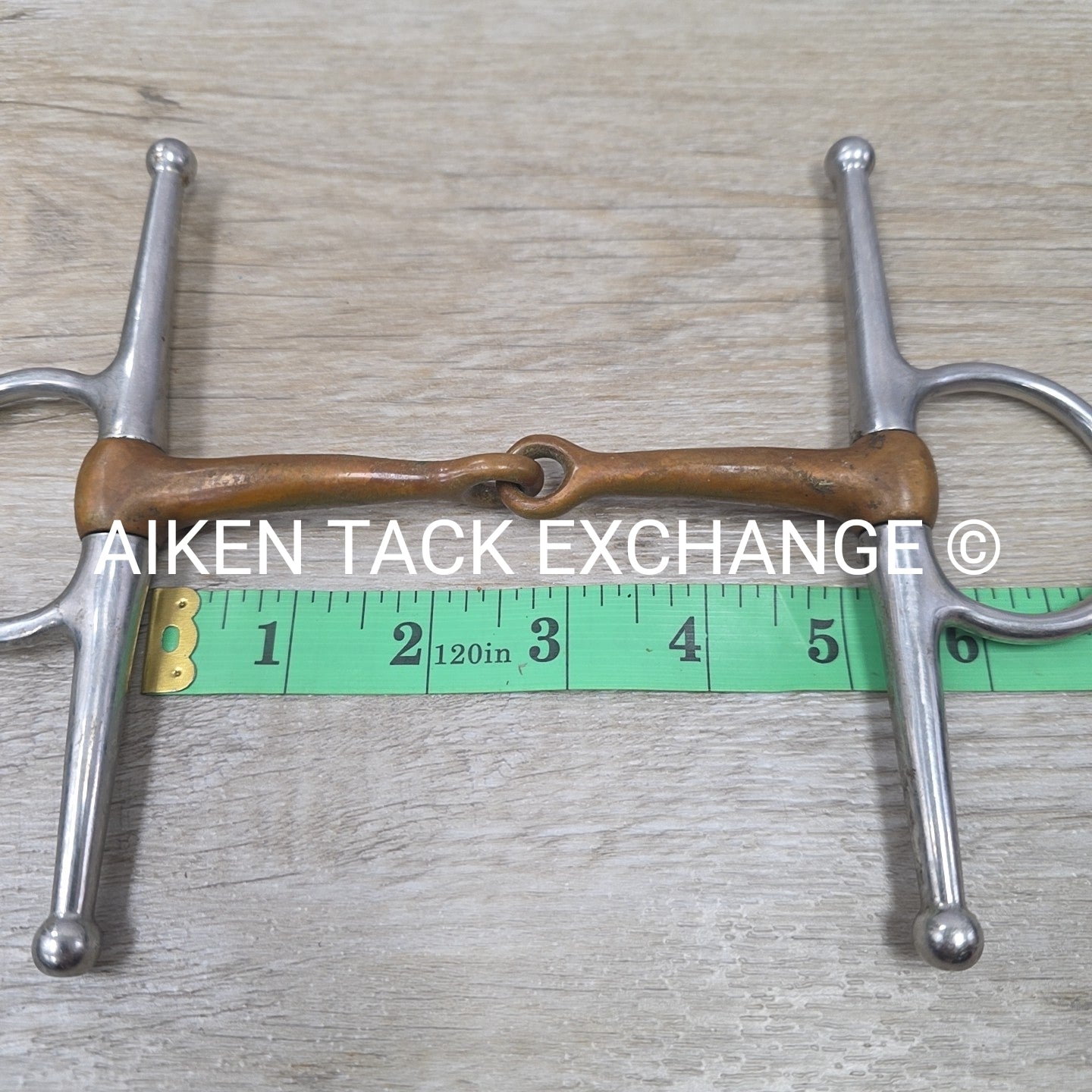 Partrade Single Joint Copper Full Cheek Bit 5"