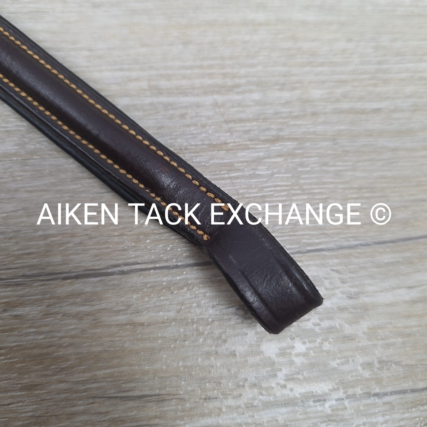 Padded Raised Browband, Black, Size 15"