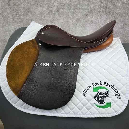 Stubben Siegfried Saddle, 17" Seat, 32cm Tree - Wide, Wool Flocked Panels
