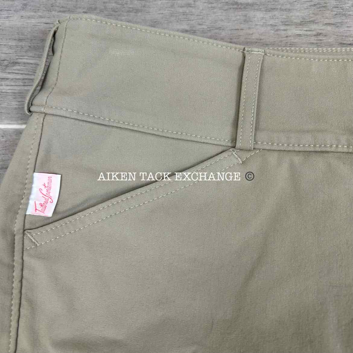 Tailored Sportsman Trophy Hunter Knee Patch Breeches, Size 34