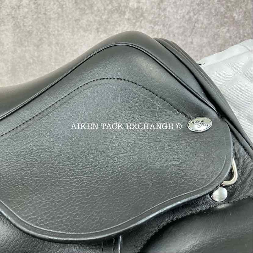 **SOLD** Adam Ellis Style Dressage Saddle, 18" Seat, M/MW Tree, Wool Flocked Panels