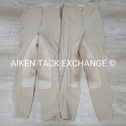 BARGAIN BUNDLE: 2 Pair Elizabeth G Full Leg Breeches, Size 26 Tall