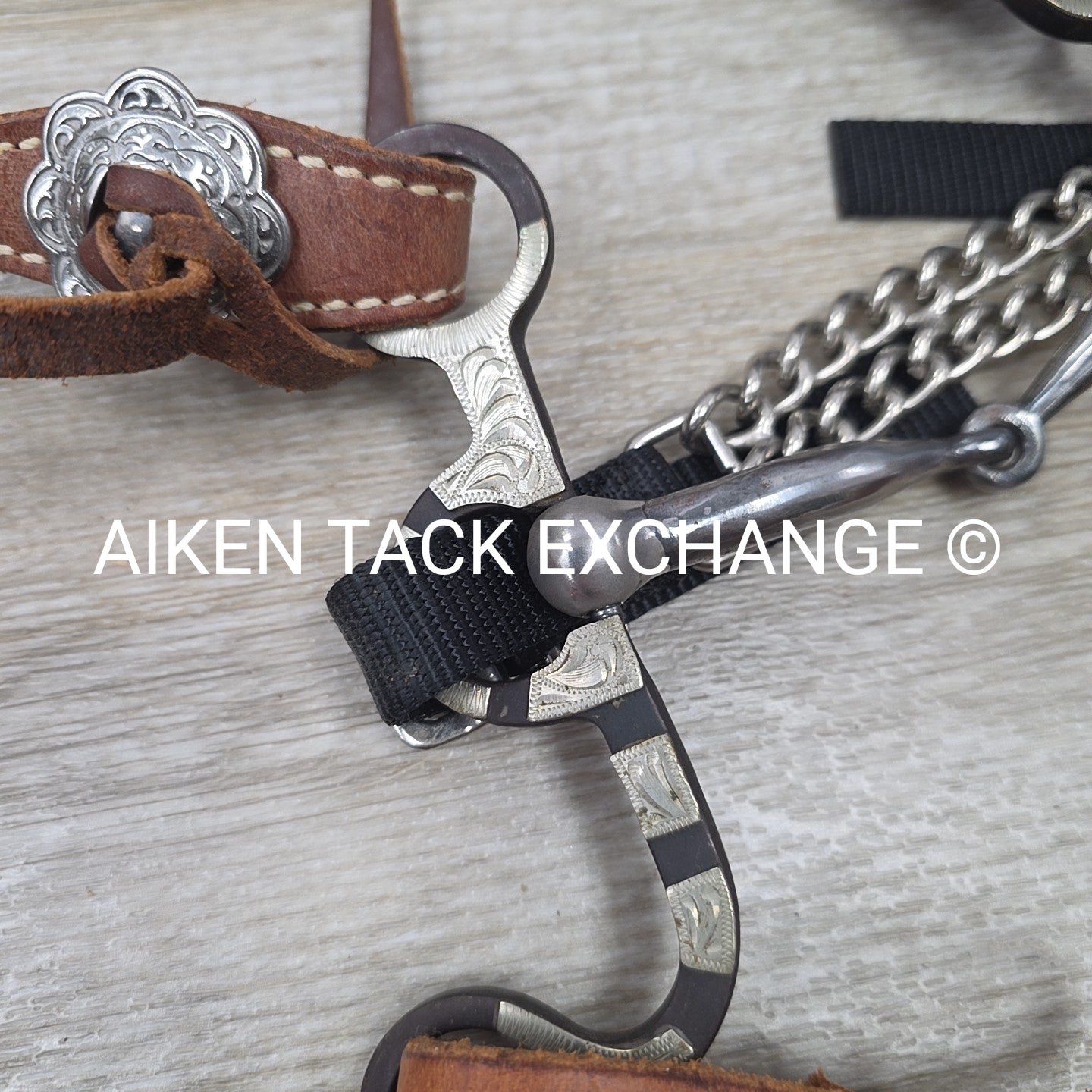 Weaver Leather Bridle with 5" Bit & Gene Lemmons Split Reins
