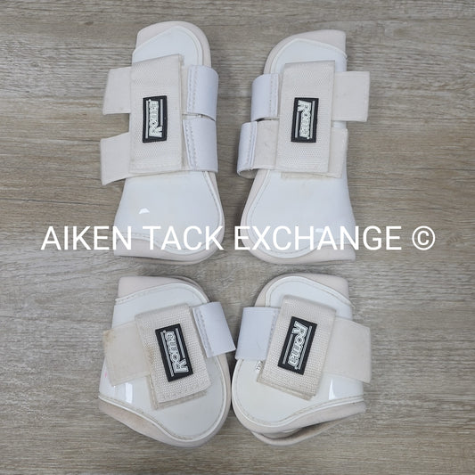 Roma Open Front Boots with Matching Hind Fetlock Boots, Size Full