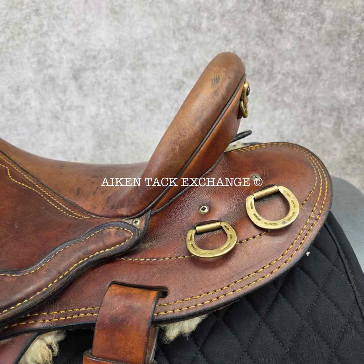 Trevor James Champion Drafter Australian Saddle, 15.5" Seat (Western) - 17.5" Seat (English), Wide Tree