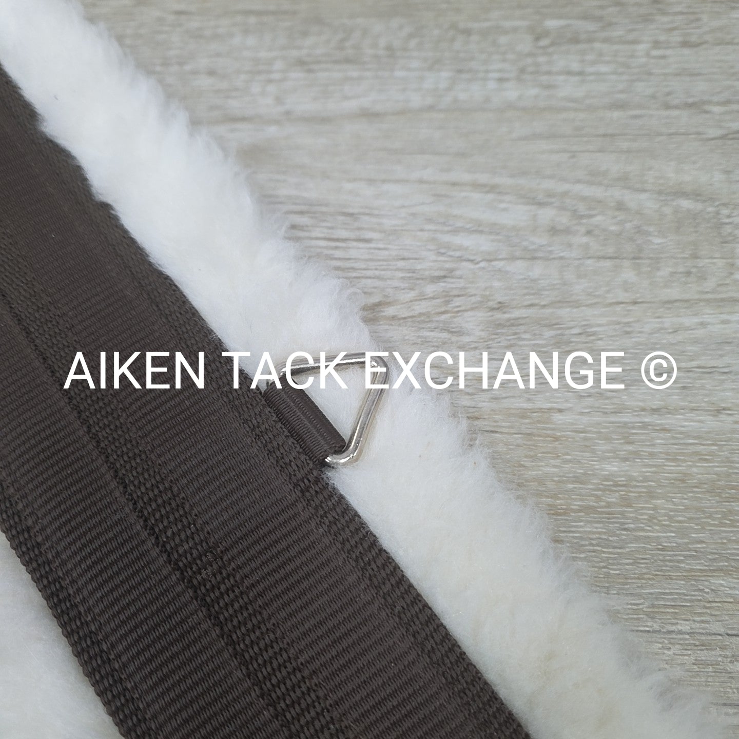 Fleece Girth with Double End Elastic, Brown, 44"