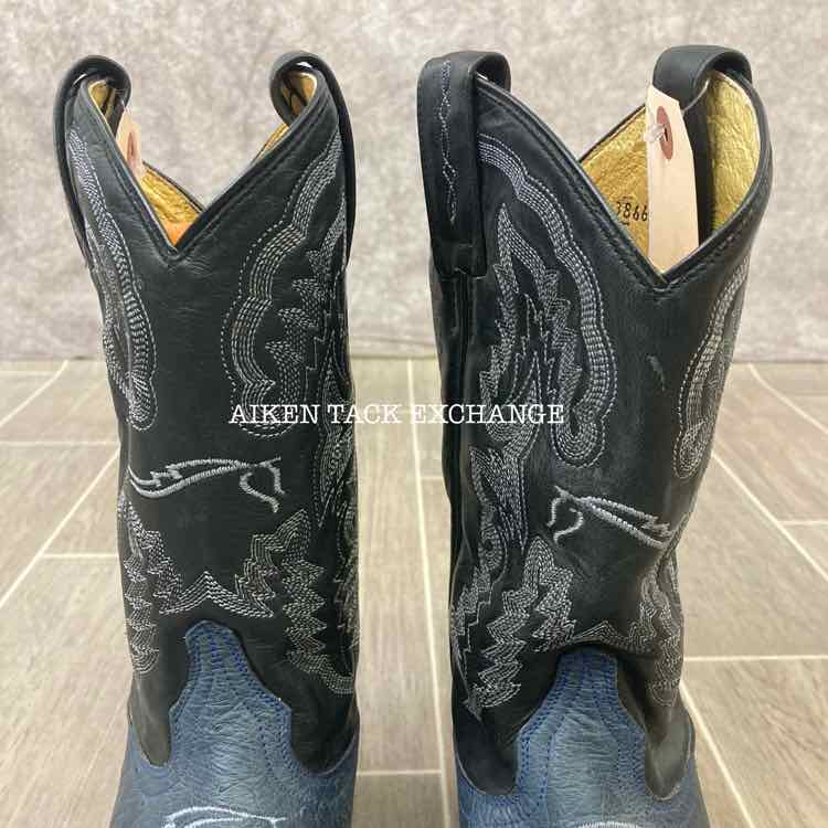 Lagrange Ostrich Square Toe Western Boot, Size 7