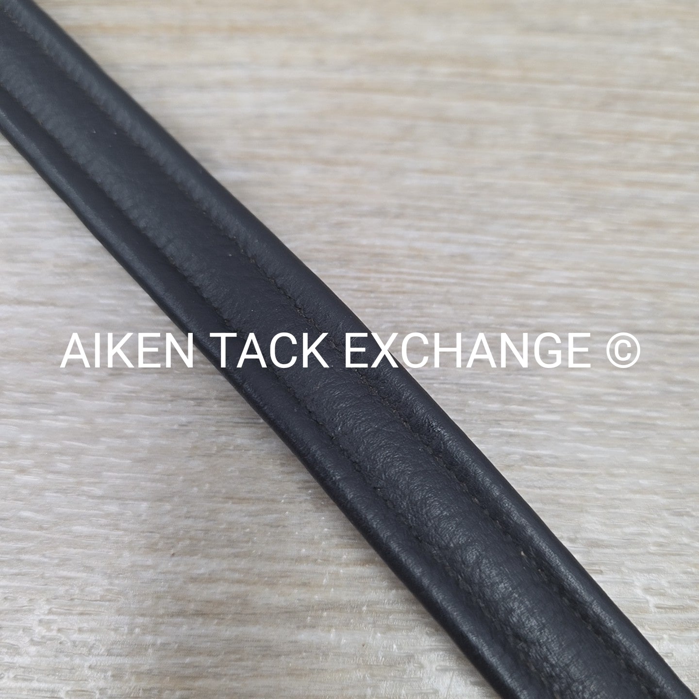 Padded Raised Browband, Black, Size 15"