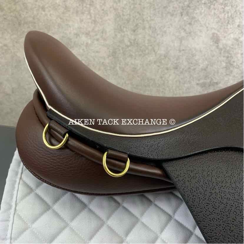 2021 Black Country GPX All Purpose Jump Saddle, 18.5" Seat, Wide Tree, Wool Flocked Panels