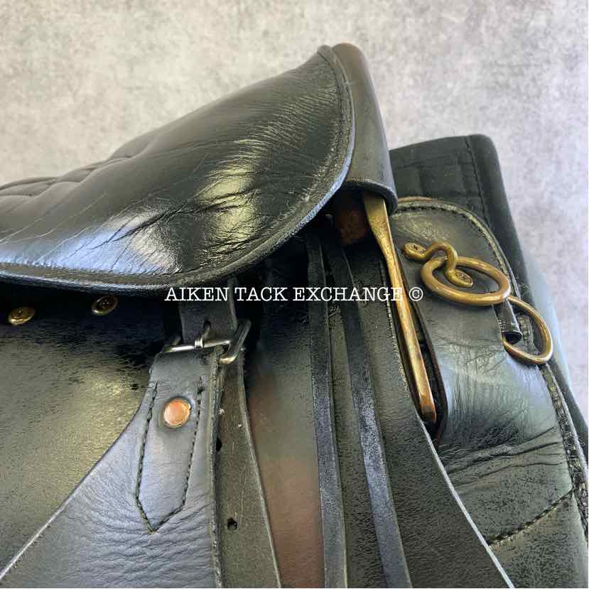 2009 Tucker 138 Montreal Trooper Saddle, 17.5" Seat, Medium Tree, Comes with Matching Breast Collar