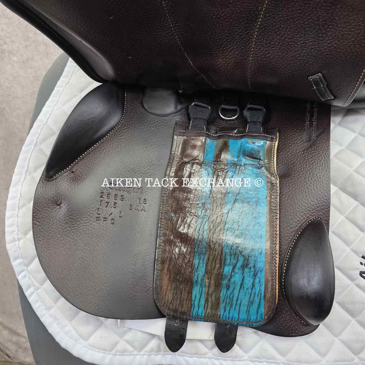 2015 Voltaire Stuttgart Jump Saddle, 17.5" Seat, 3AA Flap, Medium Wide Tree, PRO Panels, Full Buffalo Leather