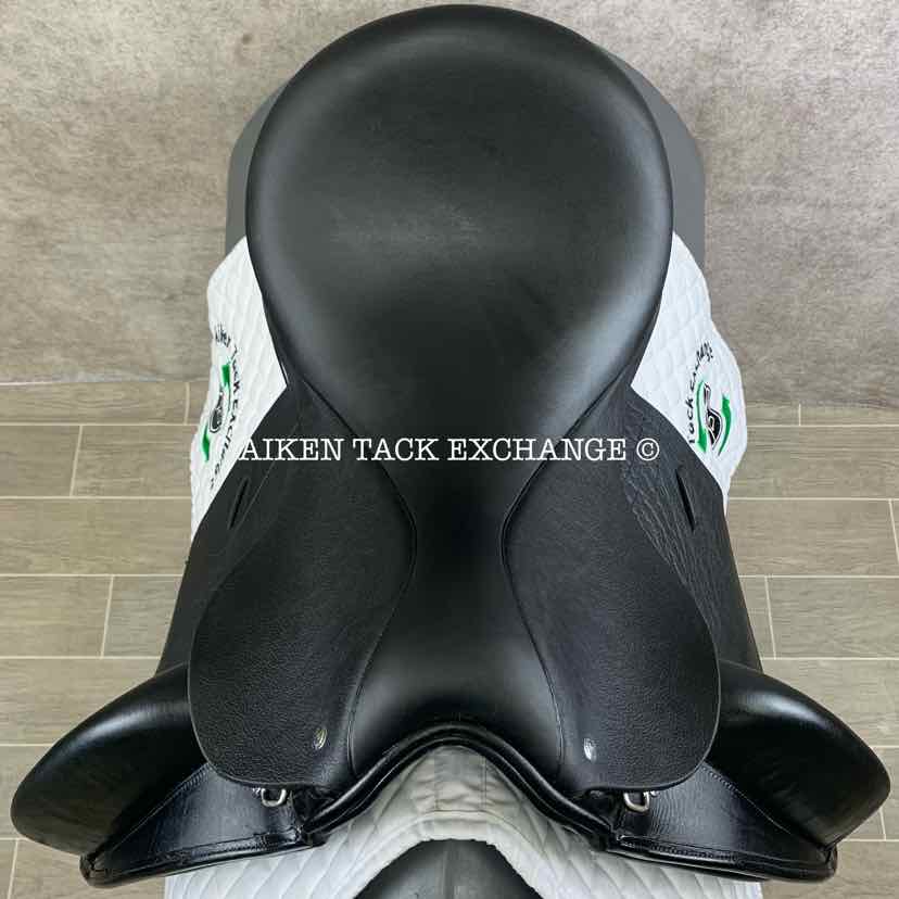 2016 Custom Saddlery Wolfgang Solo Dressage Saddle, 18.5” Seat, Adjustable Tree, Wool Flocked Panels, Buffalo Leather