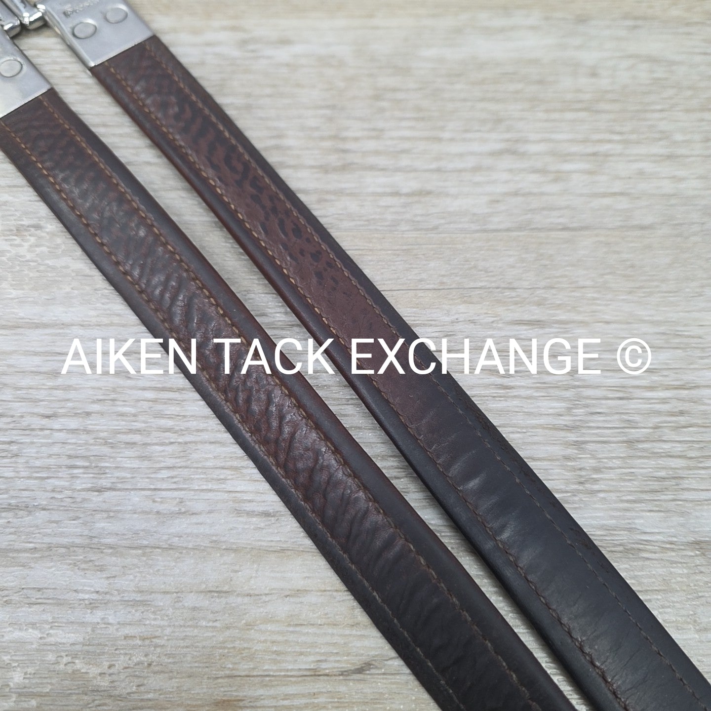 Prestige Stirrup Leathers, Brown, 54"