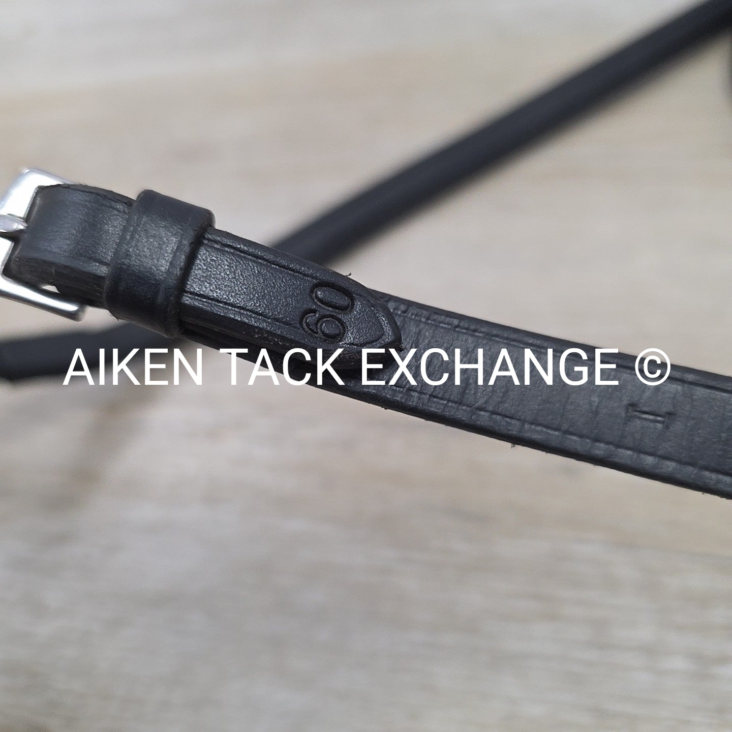 ThinLine English Reins, Black, 60"