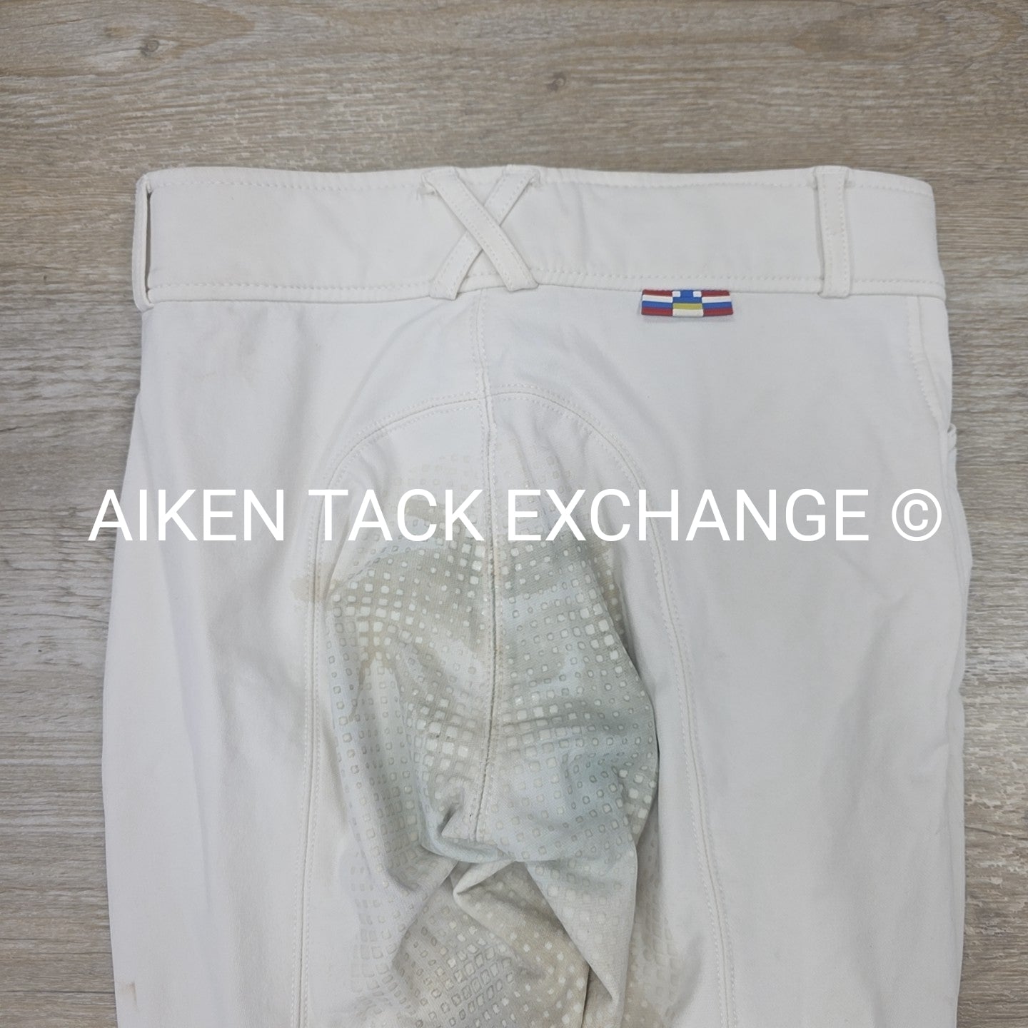 BARGAIN BUNDLE: 2 Horze Silicone Grip Full Seat Breeches, Youth Large