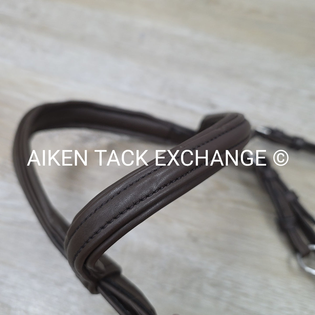 Synthetic Figure 8 Bridle, No Reins, Brown, Size Cob