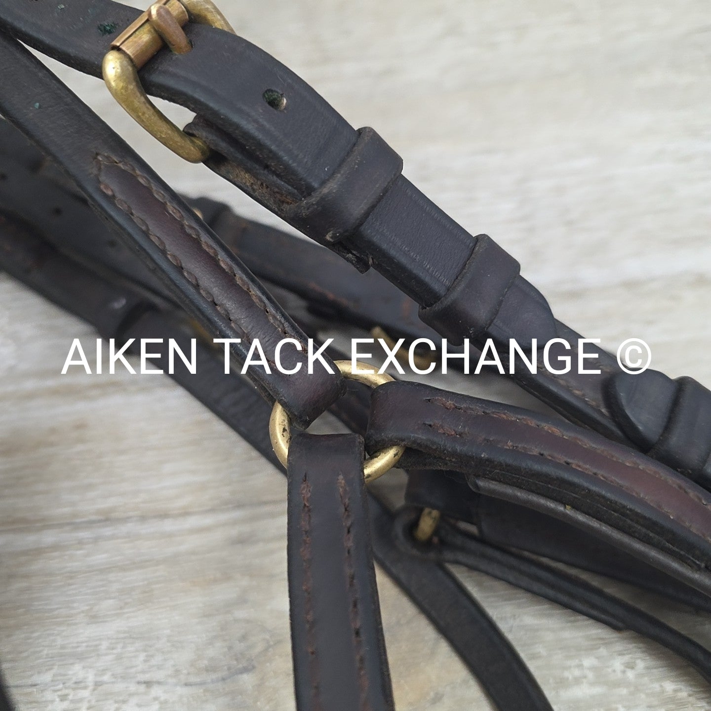 Nunn Finer Figure 8 Bridle, No Reins, Brown, Size Full