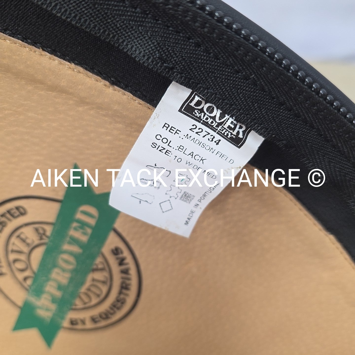 Dover Saddlery Madison Field Boots, Women's 10, Wide Calf, Med Height