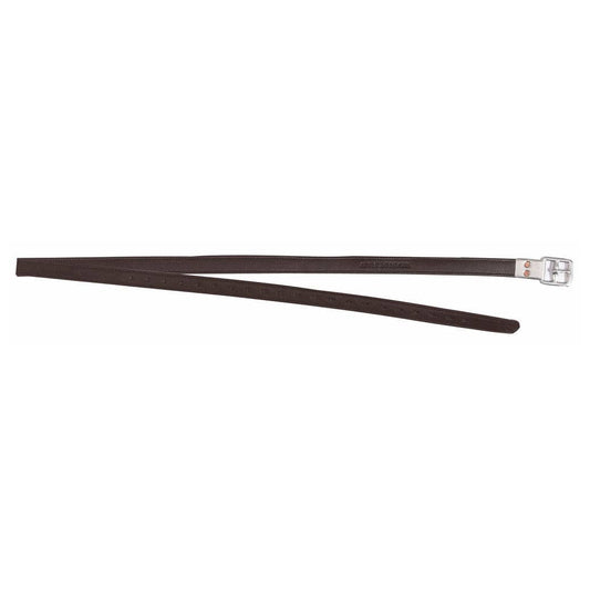 Henri de Rivel Triple Covered Close Contact Stirrup Leathers: Havana / 48