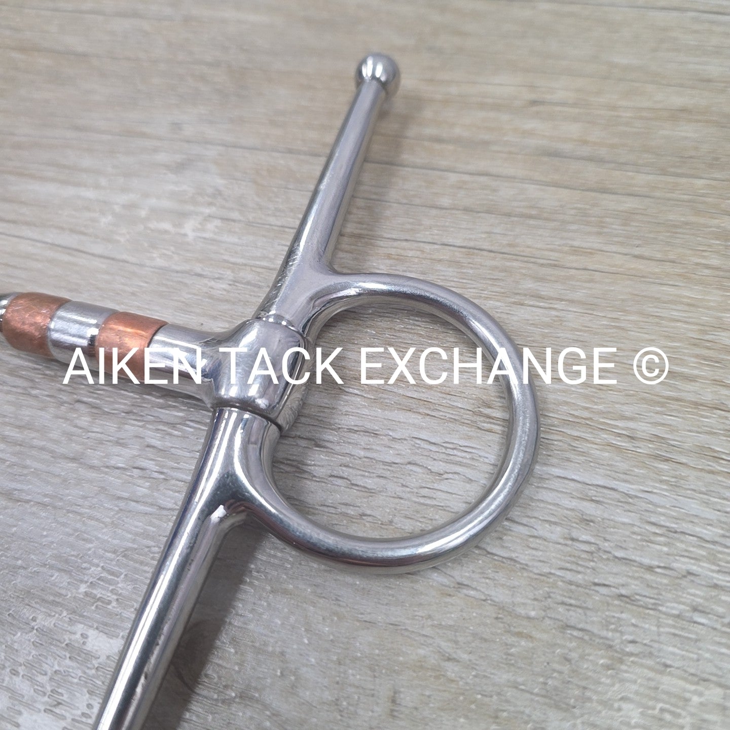 Carlyle Single Joint Copper Roller Full Cheek Bit 5"